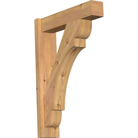 Ekena Millwork Olympic Block Smooth Outlooker, Western Red Cedar, 5 1/2"W x 22"D x 30"H OUT06X22X30OLY05SWR